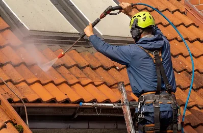 Démoussage et hydrofuge de toiture à Aramits